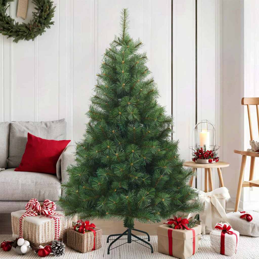 vidaXL Artificial Hinged Christmas Tree PVC