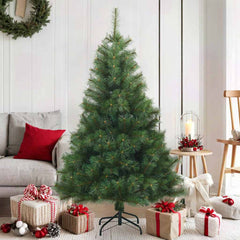 vidaXL Artificial Hinged Christmas Tree PVC