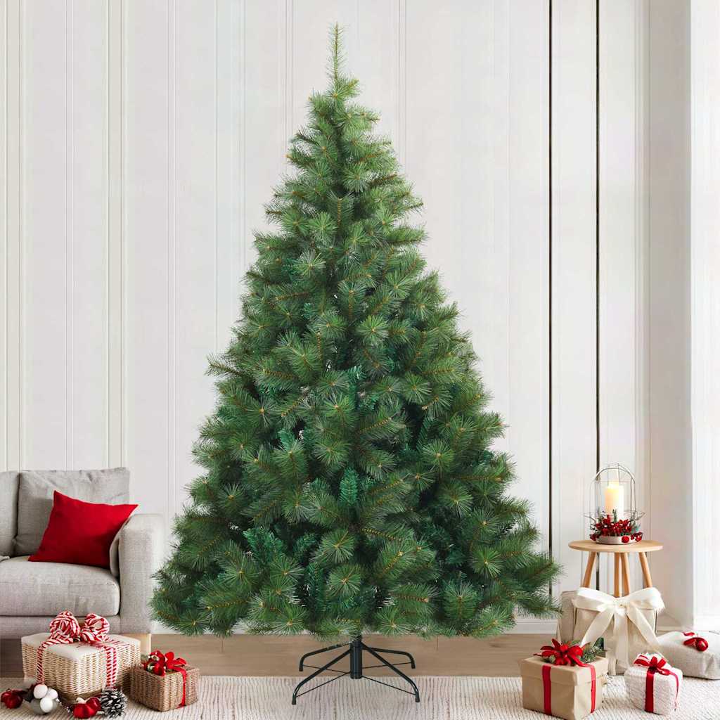 vidaXL Artificial Hinged Christmas Tree PVC