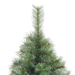 vidaXL Artificial Hinged Christmas Tree Snow Flocked Green 150 cm 4