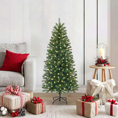 vidaXL Artificial Christmas Tree Green 120 cm PE and PVC 1