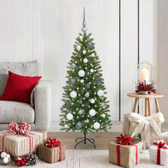 vidaXL Artificial Christmas Tree Green PE and PVC 120 cm