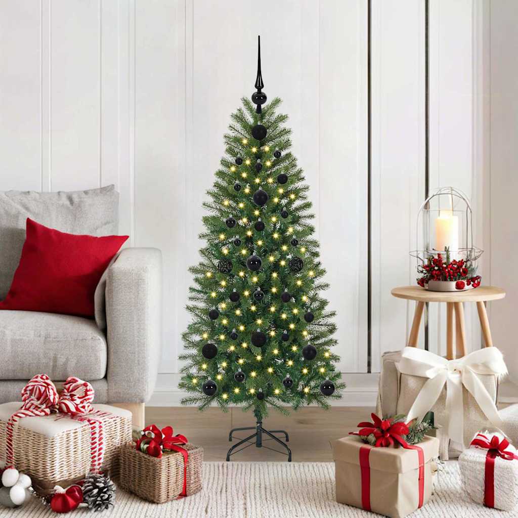 vidaXL Artificial Christmas Tree Green 120 cm PE and PVC 1