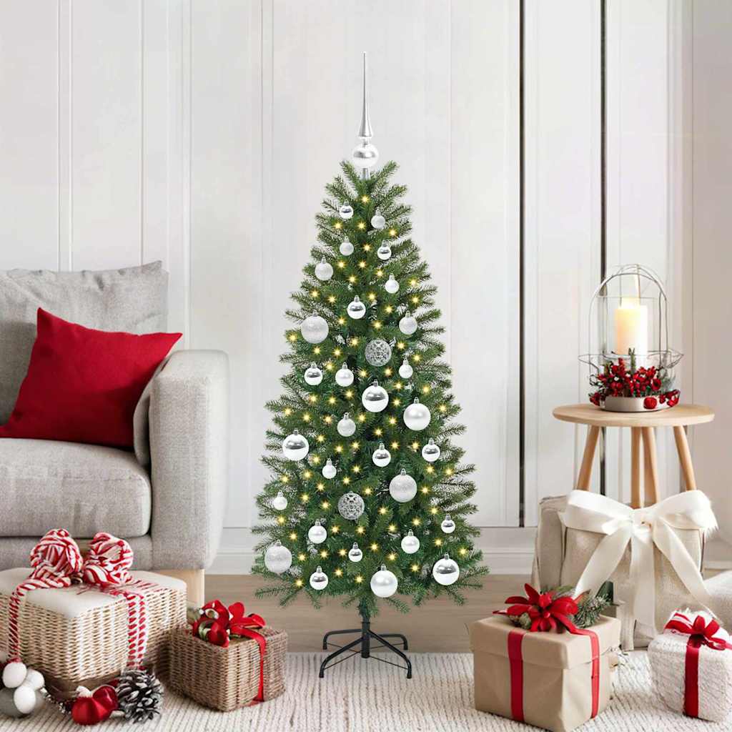 vidaXL Artificial Christmas Tree Green PE and PVC 120 cm