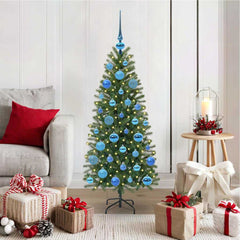vidaXL Artificial Christmas Tree Green PE and PVC 120 cm
