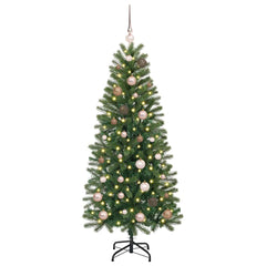 vidaXL Artificial Christmas Tree Green 150 cm PE and PVC 3