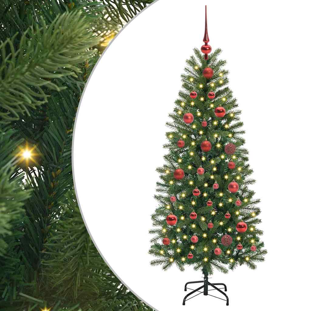 vidaXL Artificial Christmas Tree Green 150 cm PE and PVC 2