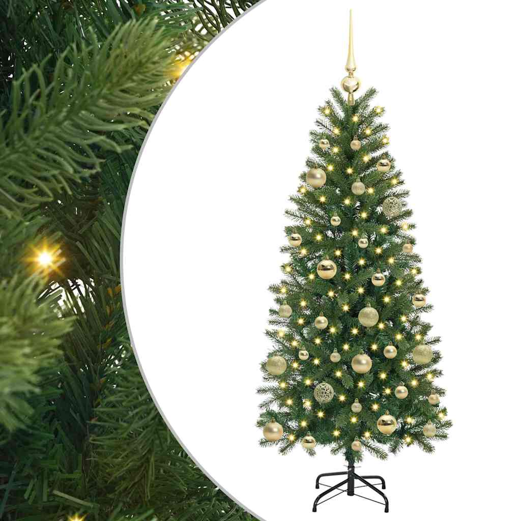vidaXL Artificial Christmas Tree Green 150 cm PE and PVC 2