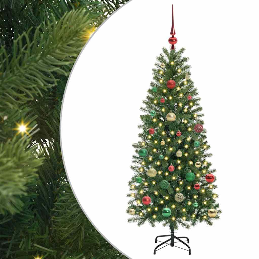 vidaXL Artificial Christmas Tree Green 150 cm PE and PVC 2