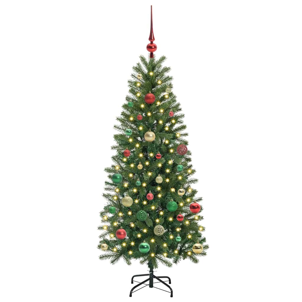 vidaXL Artificial Christmas Tree Green 150 cm PE and PVC 3