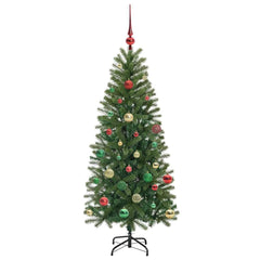 vidaXL Artificial Christmas Tree Green 150 cm PE and PVC 6