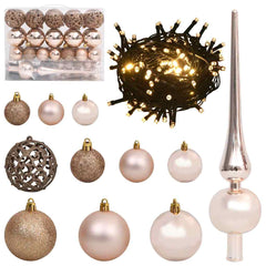 vidaXL Artificial Hinged Christmas Tree White 150 cm PE and PVC 6