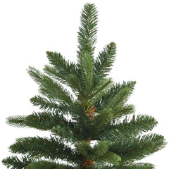 Artificial Christmas Tree with 300 LEDs PE and PVC Green 180 cm with LEDs