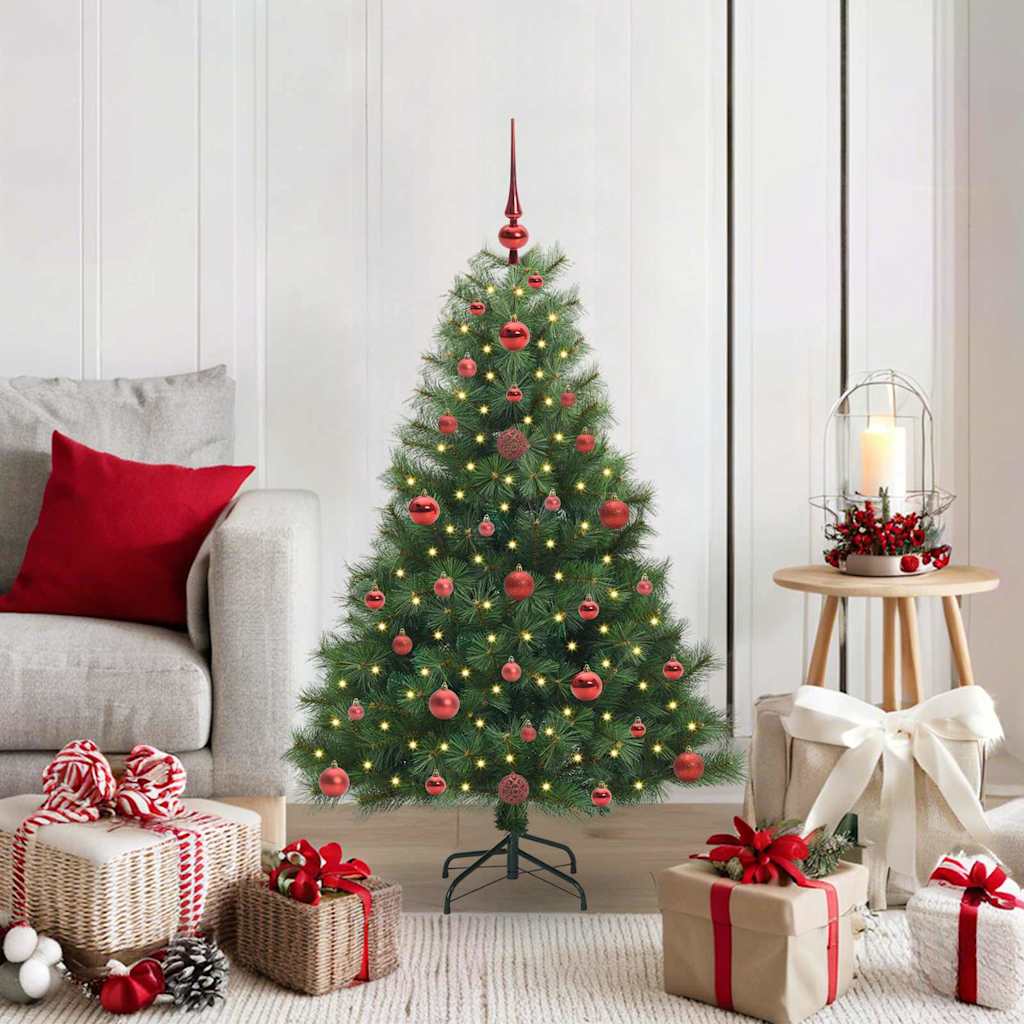 vidaXL Artificial Christmas Tree PE and PVC Green 120 cm