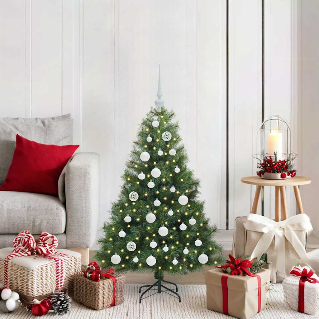 vidaXL Artificial Christmas Tree PE and PVC Green 120 cm
