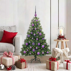 vidaXL Artificial Christmas Tree PE and PVC Green 120 cm