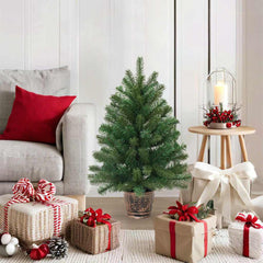 Artificial Christmas Tree PVC, PE and steel Green 95 cm