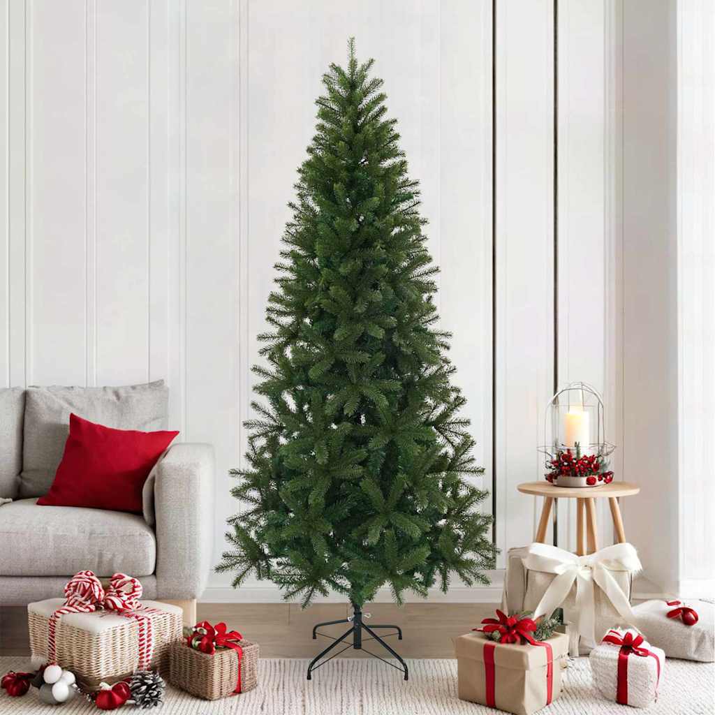 vidaXL Artificial Christmas Tree PVC, PE and steel Green