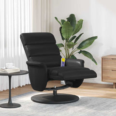 vidaXL Massage Recliner Chair Black 71 x 98 x 106 cm Faux Leather 1