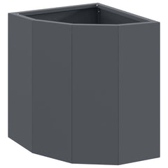 vidaXL Corner Planter Anthracite 30 x 30 x 35 cm Steel 2