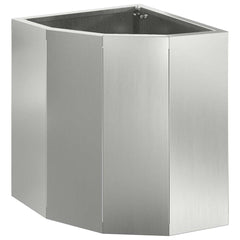 vidaXL Corner Planter Silver 30 x 30 x 35 cm Galvanised steel 2