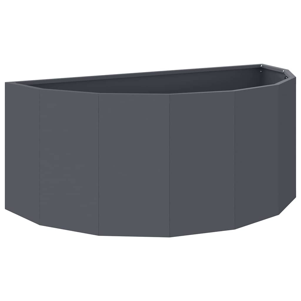 vidaXL Planter Anthracite 90 x 45 x 35 cm Steel 2