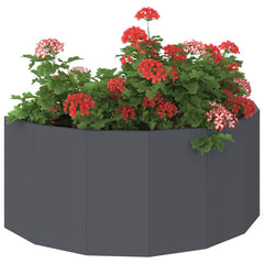 vidaXL Planter Anthracite 90 x 45 x 35 cm Steel 3