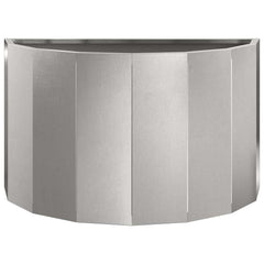 vidaXL Planter Silver 60 x 30 x 35 cm Stainless Steel 5