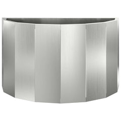 vidaXL Planter Silver 60 x 30 x 35 cm Galvanised Steel 5