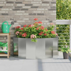 Planter 120 x 60 x 50 cm Steel Galvanised steel