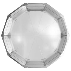 vidaXL Planter Silver 90 x 90 x 35 cm Galvanised Steel 6