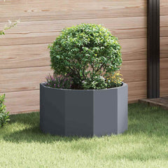 vidaXL Planter Anthracite 60 x 60 x 35 cm Steel 1
