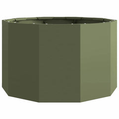 vidaXL Planter Olive Green 60 x 60 x 35 cm Steel 5