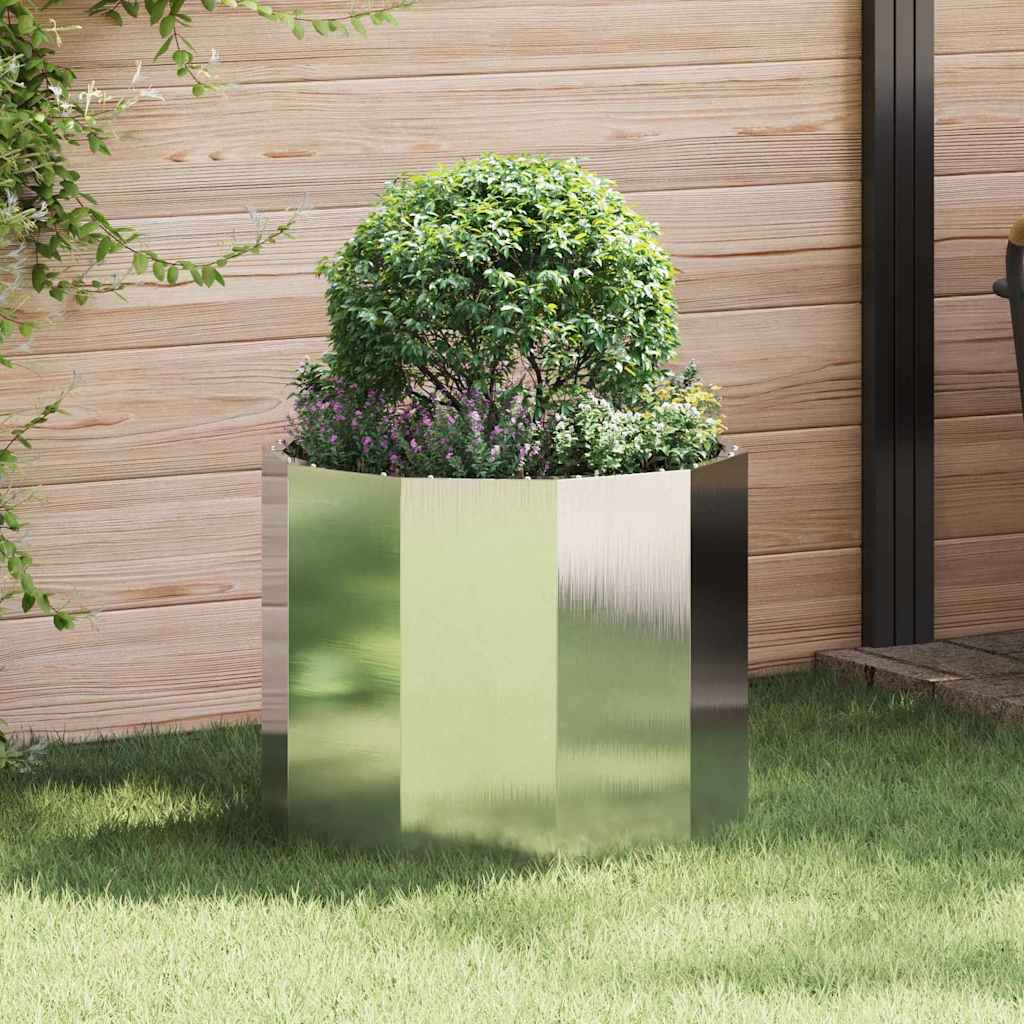 vidaXL Planter 60 x 60 x 50 cm Steel