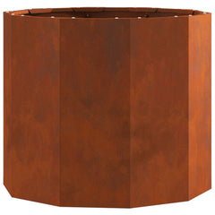 vidaXL Planter Rusty 60 x 60 x 50 cm Weathering Steel 2