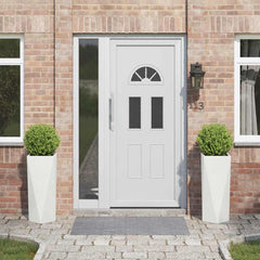 vidaXL Planter Steel 2 pcs Width 30 cm