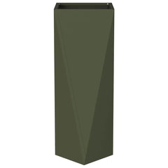 vidaXL Planter Olive Green 30 x 30 x 75 cm Steel 5
