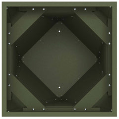 vidaXL Planter Olive Green 30 x 30 x 75 cm Steel 6