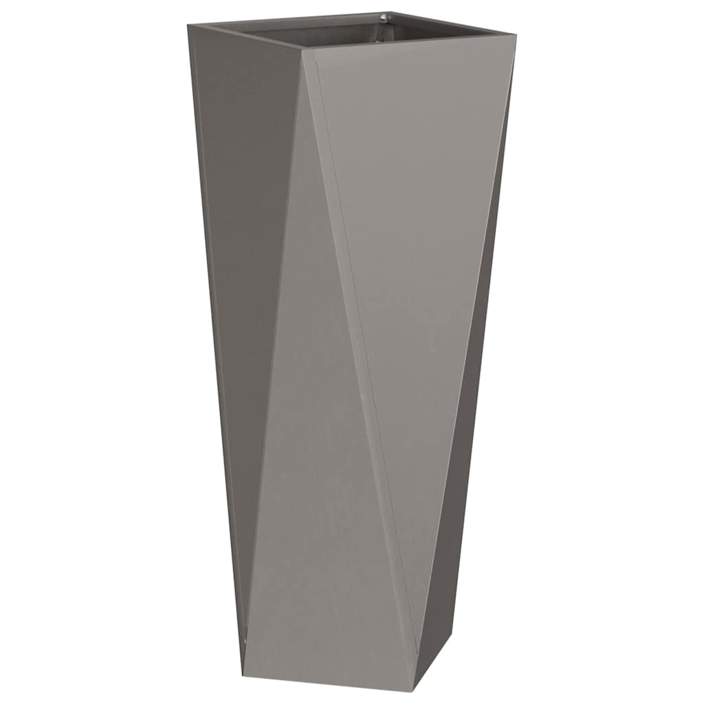 vidaXL Planter Rusty 30 x 30 x 75 cm Weathering Steel 5