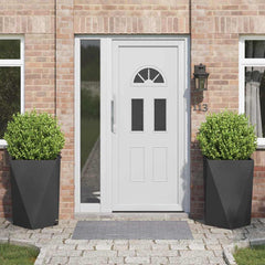 vidaXL Planter Steel 2 pcs Width 50 cm