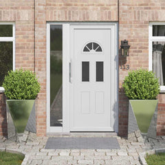vidaXL Planter Steel 2 pcs Width 50 cm