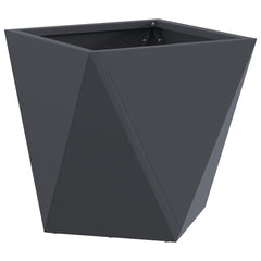 vidaXL Planter 2 pcs Anthracite 30 x 30 x 30 cm Steel 5