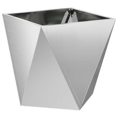 vidaXL Planter 2 pcs Silver 40 x 40 x 40 cm Galvanised Steel 5