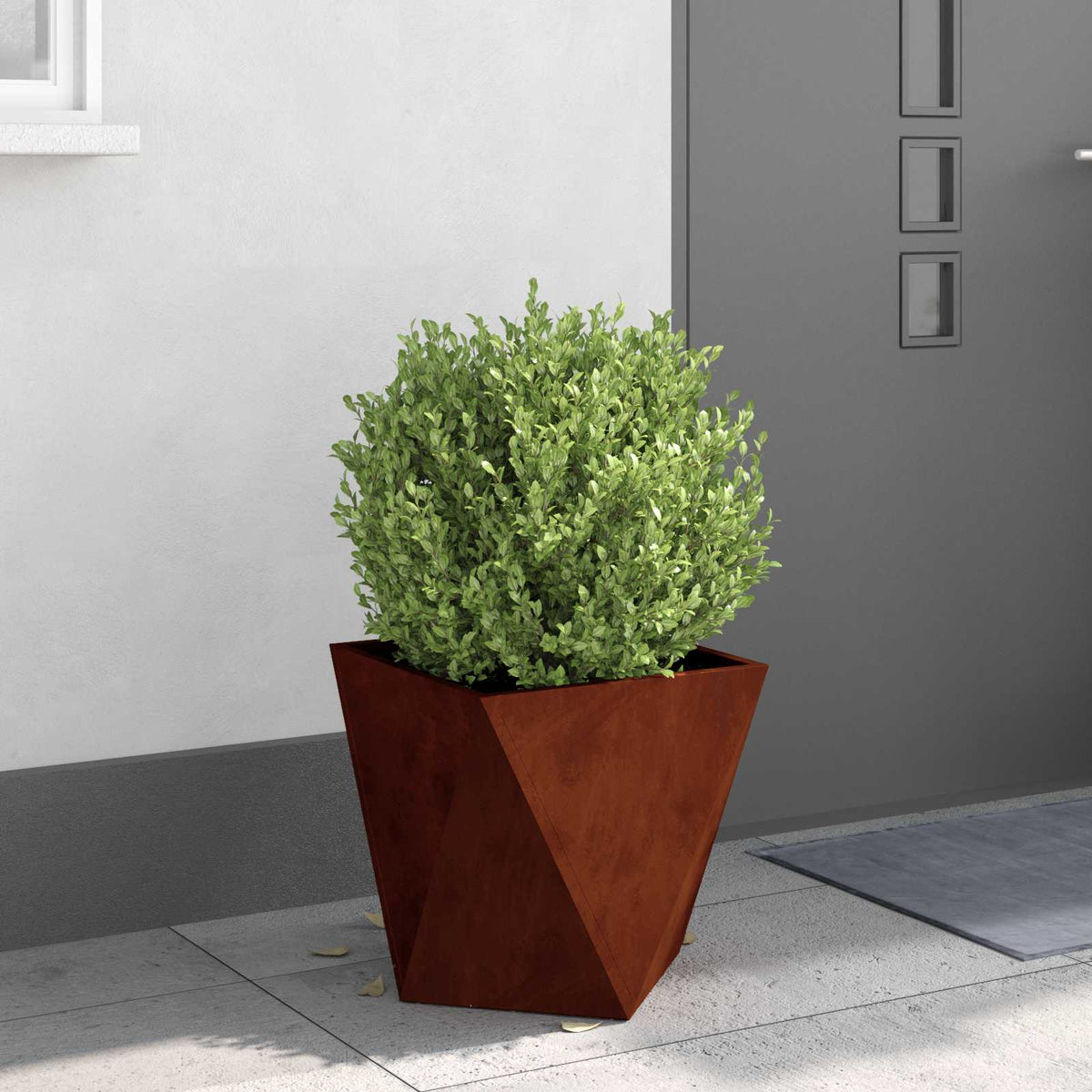 Planter Rusty Weathering Steel, image 4