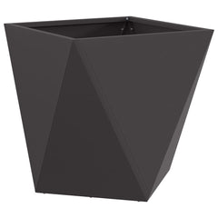 vidaXL Planter 2 pcs Black 50 x 50 x 50 cm Steel 5