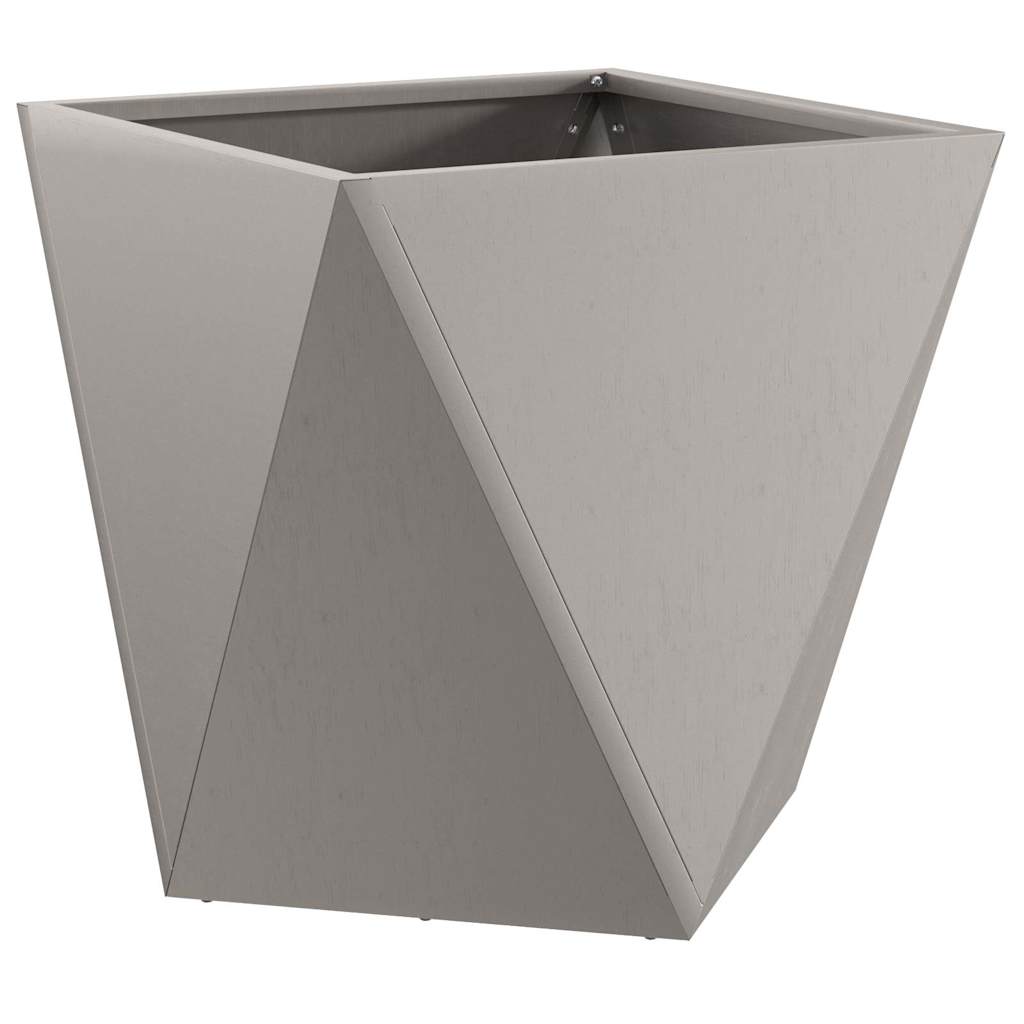vidaXL Planter 2 pcs Rusty 50 x 50 x 50 cm Weathering Steel 5