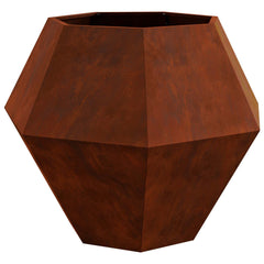 vidaXL Planter Rusty 100 x 100 x 80 cm Weathering Steel 5