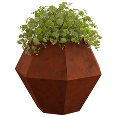vidaXL Planter Rusty 100 x 100 x 80 cm Weathering Steel 3