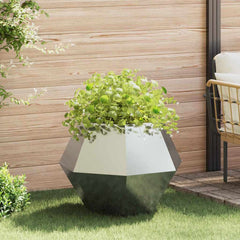 Planter 75 x 75 x 60 cm Steel Galvanised steel