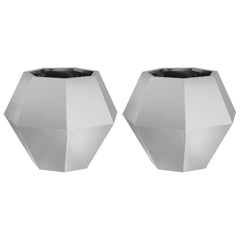 vidaXL Planter 2 pcs Silver 50 x 50 x 40 cm Galvanised Steel 2